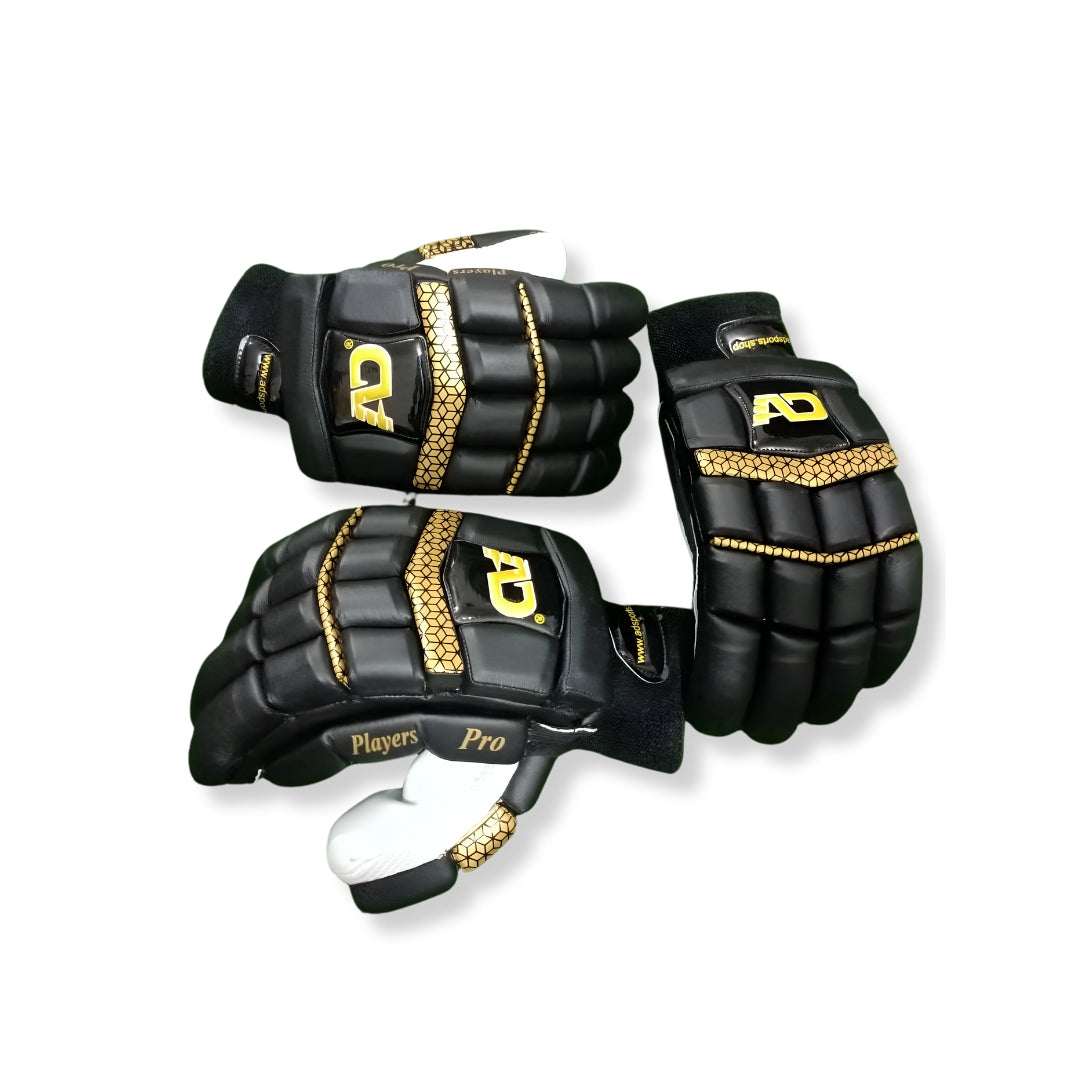 AD Sports Batting Gloves – Black & Yellow Edition (Men's)